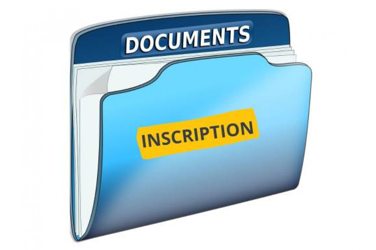 Dossier d'inscription